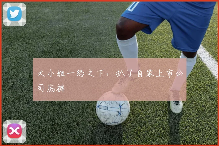 大小姐一怒之下,扒了自家上市公司底裤